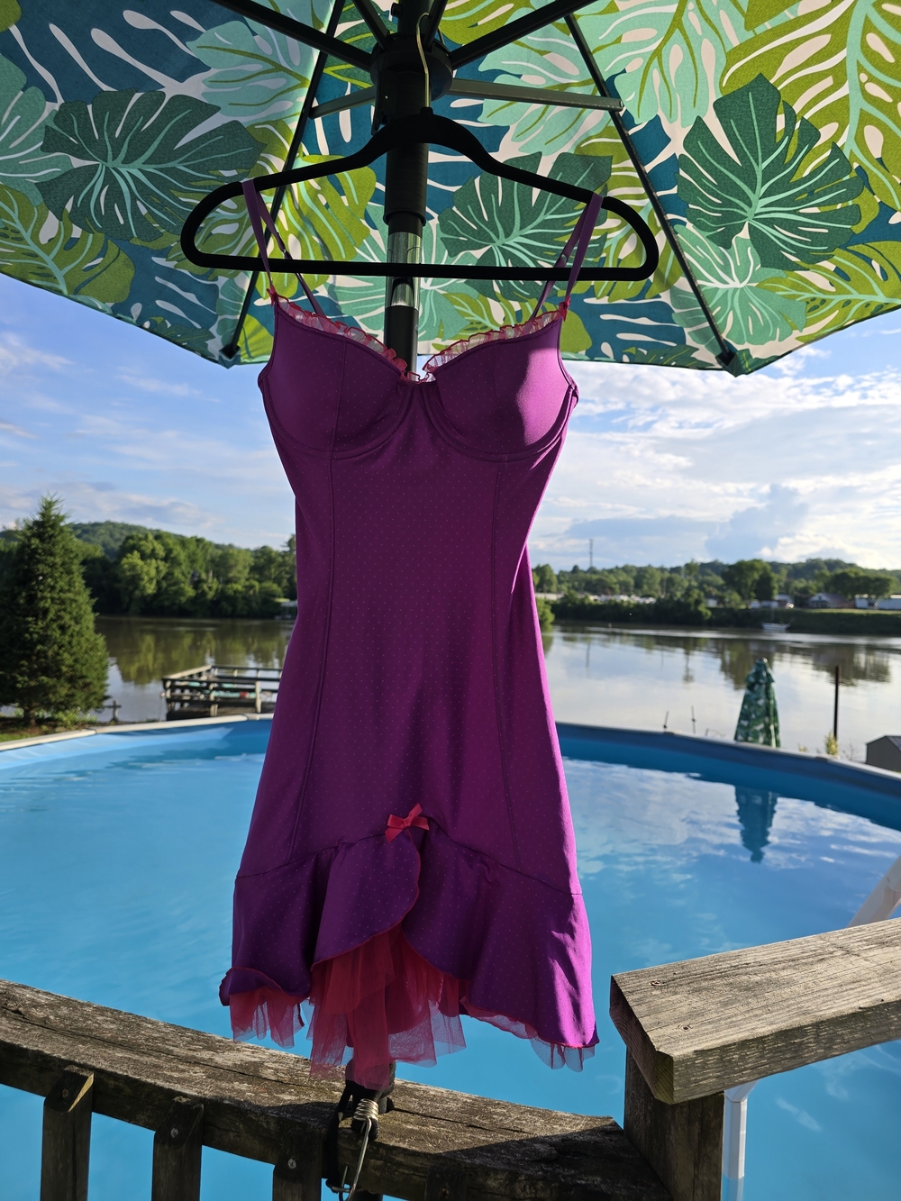 Victoria's Secret Purple Dot Bra